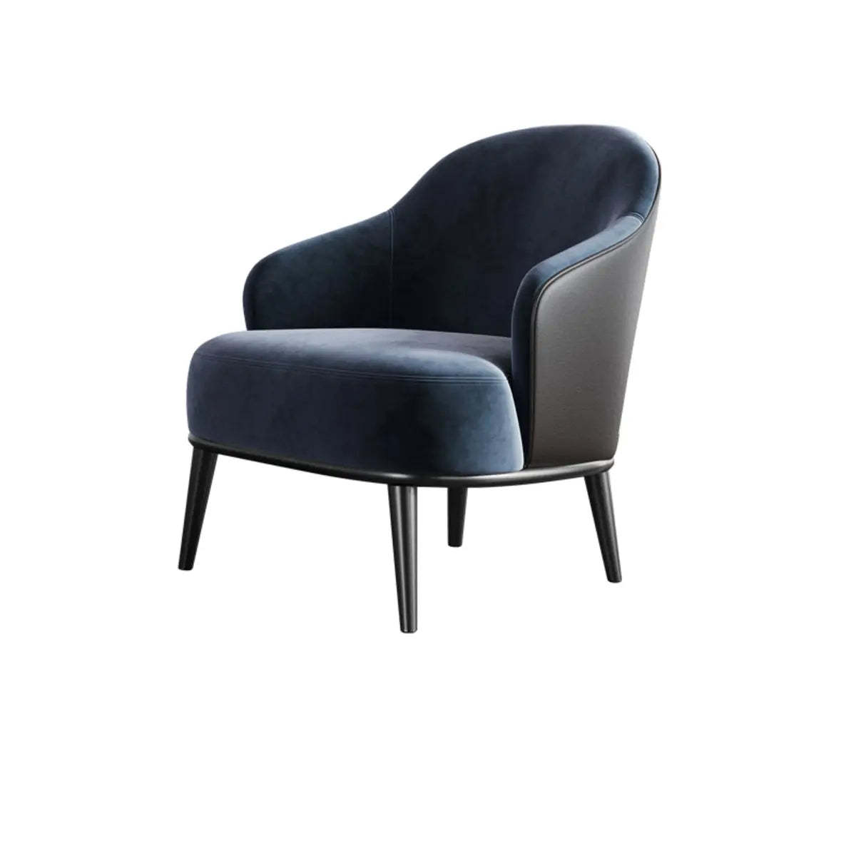 Green Flannel Accent Chair with Arms — Green / Flannel