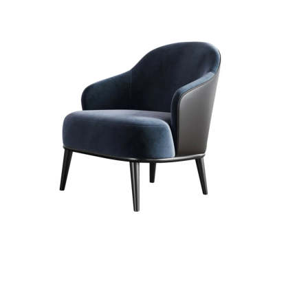 Green Flannel Accent Chair with Arms — Green / Flannel