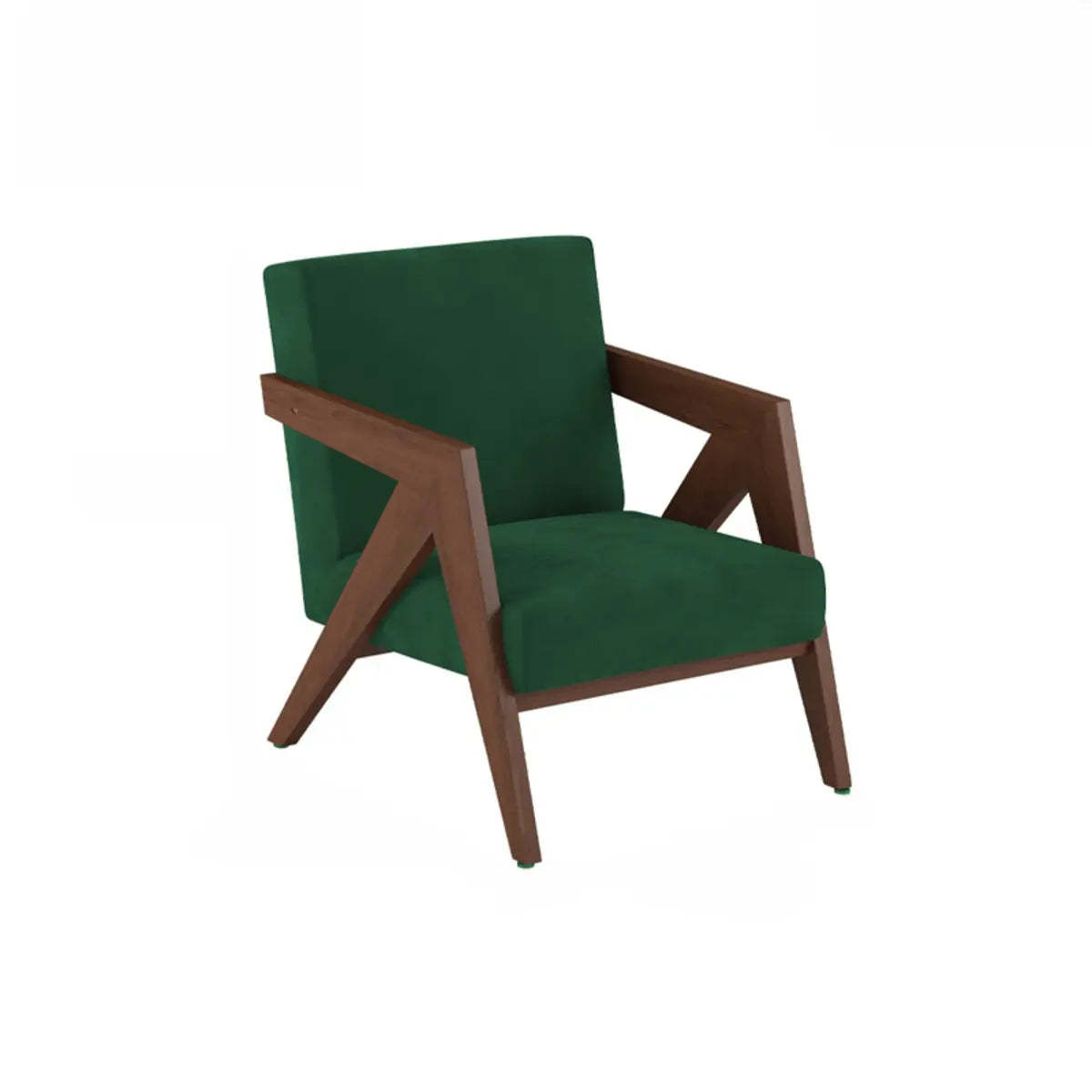 Gray Tight Back Square Arm Accent Chair