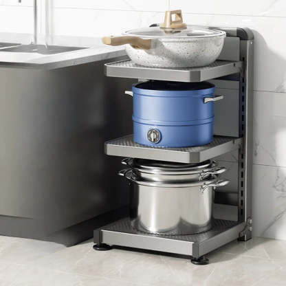 Gray Rust-Resistant Metal Baker's Rack — 1 / 2