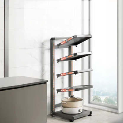 Gray Rust-Resistant Metal Baker's Rack — Basket Not Included / 4