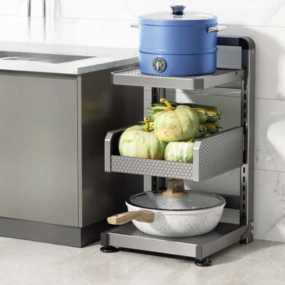 Gray Rust-Resistant Metal Baker's Rack — Basket Not Included / 5
