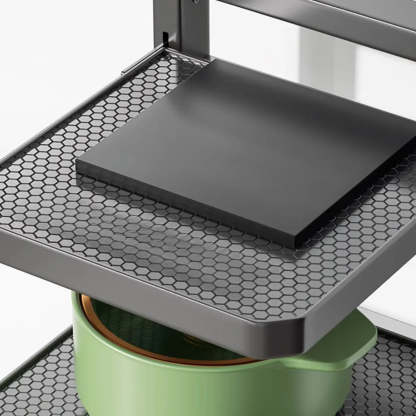 Gray Rust-Resistant Metal Baker's Rack — 1 / 4
