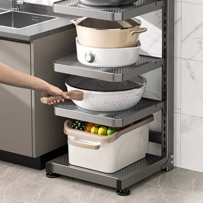 Gray Rust-Resistant Metal Baker's Rack — 2 / 3