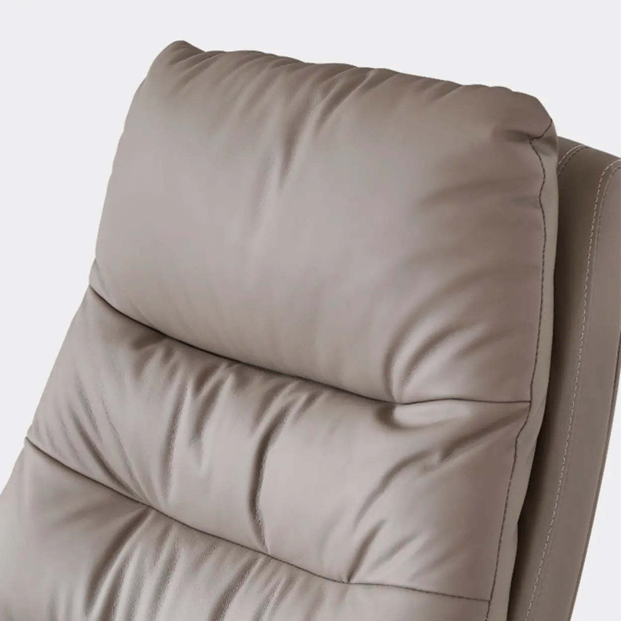 Swivel Leather Office Chair with Footrest