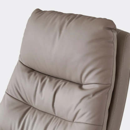 Swivel Leather Office Chair with Footrest