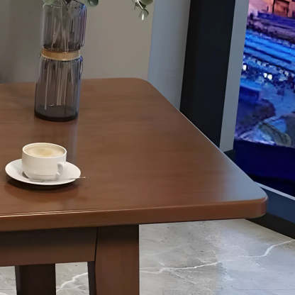 Gray Wood Computer Desk with Retractable Storage Drawers