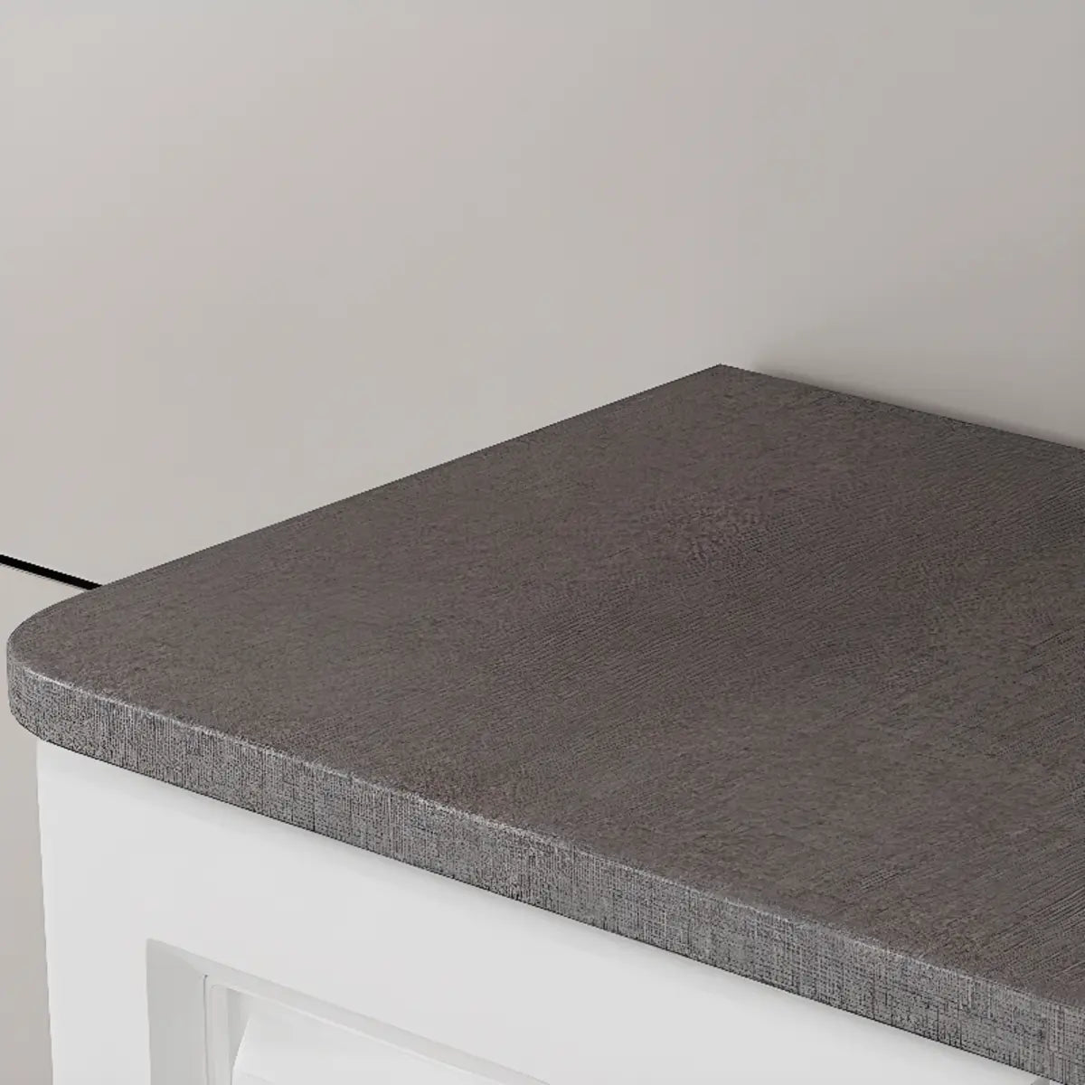 Gray Wood Rectangular TV Stand with Drawers — 3 / Light Walnut