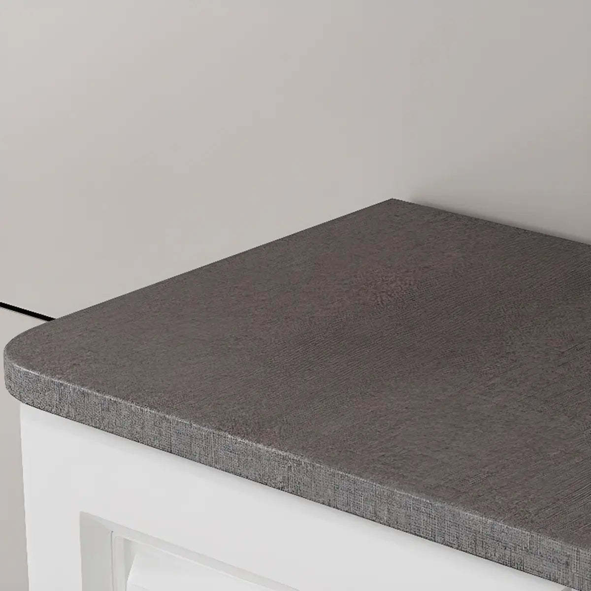 Gray Wood Rectangular TV Stand with Drawers — 3 / Light Walnut