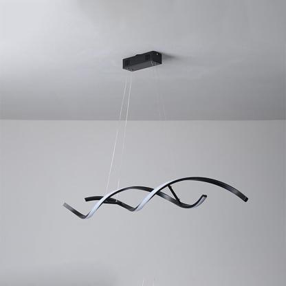 Wave Design Modern Pendant Lighting Minimalist Ceiling Light for Elegant Interiors-Lighom