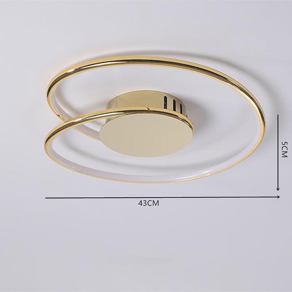 Unusual Circular Metal LED Flush Mount