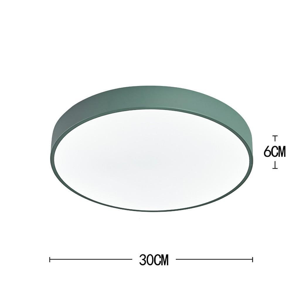 Ultra-thin Round LED Modern Ceiling Lights Flush Mount Lighting-Lighom