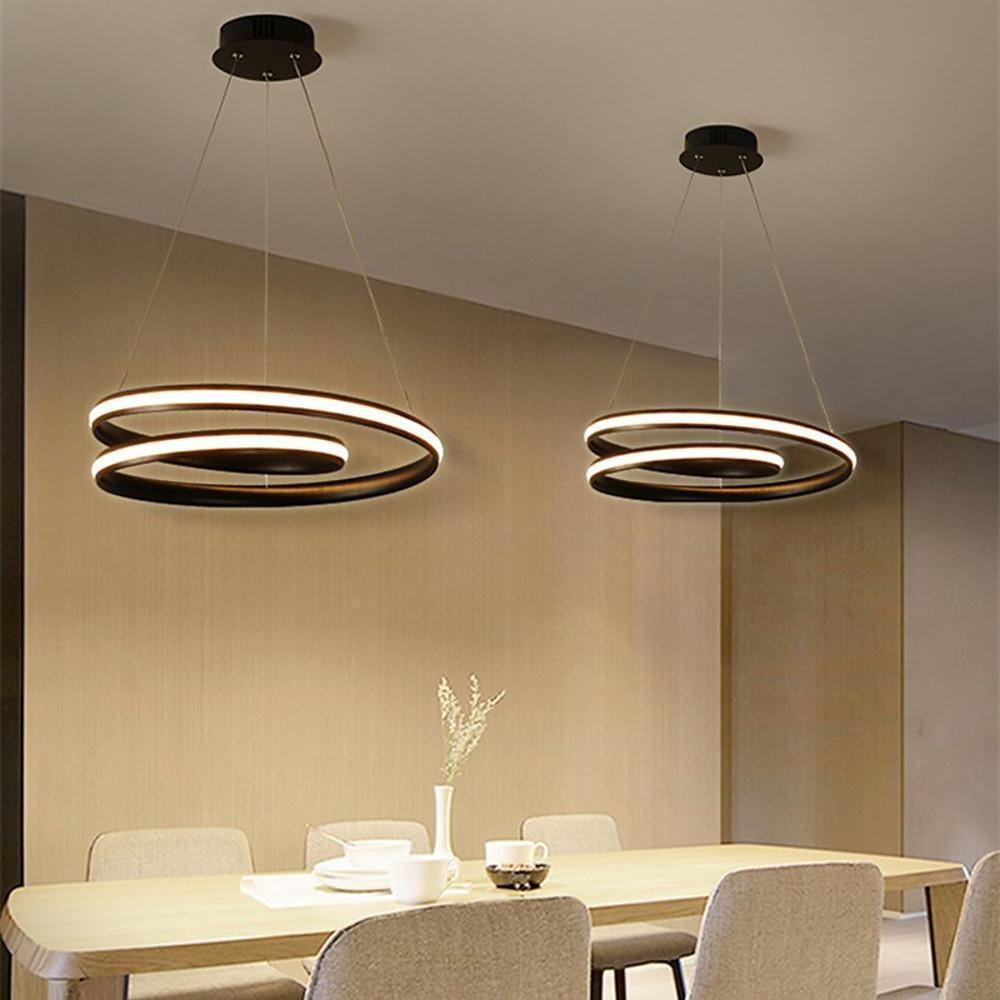Circular Aluminum Kitchen Dining Chandelier