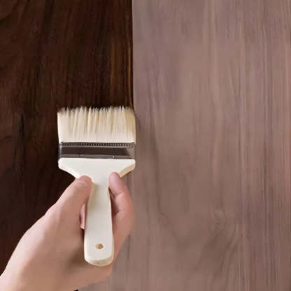 Horizontal Brown Rubberwood Double Dresser