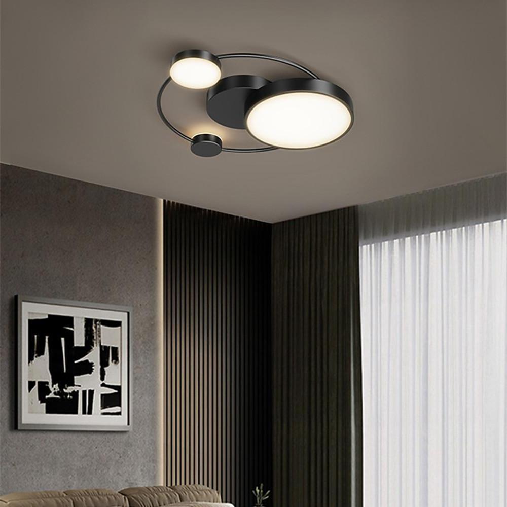 Artistic Circle Dimmable LED Modern Flush Mount