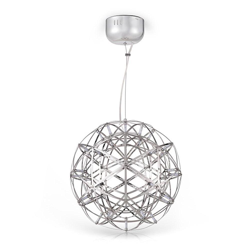 12 inch Stanless Steel LED Endless Woven Sphere Pendant Modern Lights-Lighom