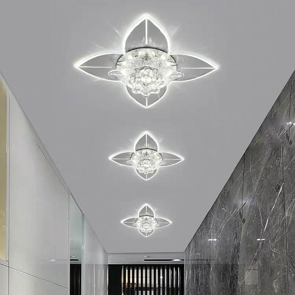 4 Pointed Classic Star LED Multi Color Crystal Modern Ceiling Lights-Lighom