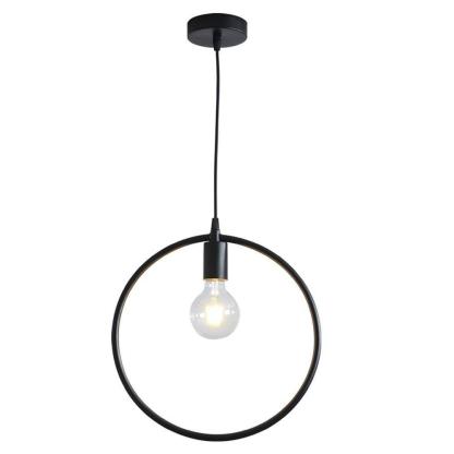Metal Black and Gold Pendant Light Rounded Square Pendant Lighting-Lighom