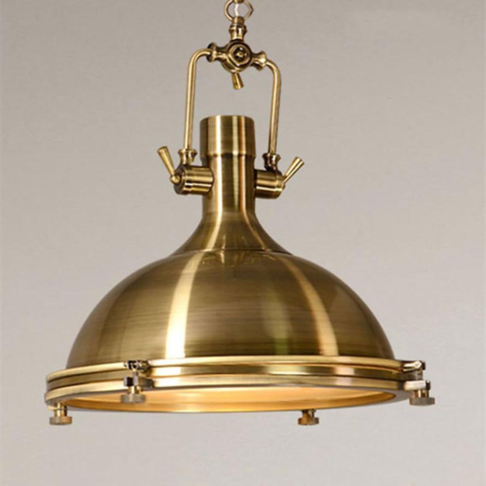 Vintage Metal Lantern Design LED Industrial Pendant Lights Chandeliers-Lighom