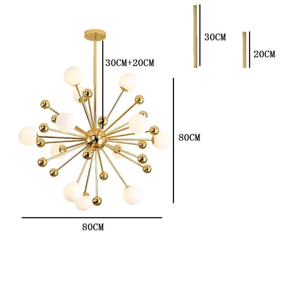 Nordic Cluster Sputnik Globe Bubble Chandelier