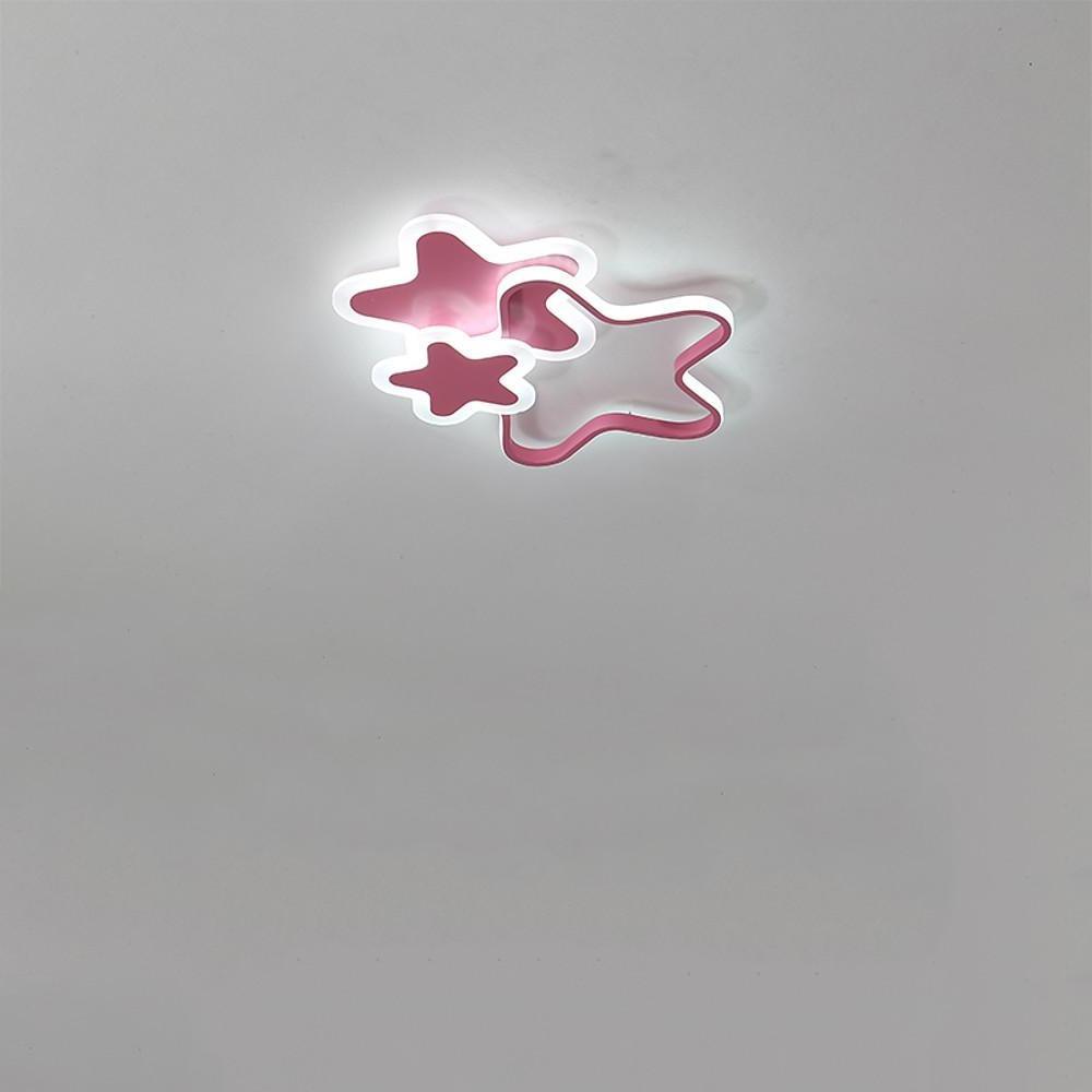 Triple Star Flush Mount Light LED Ceiling Light for Baby Kids Lighting-Lighom
