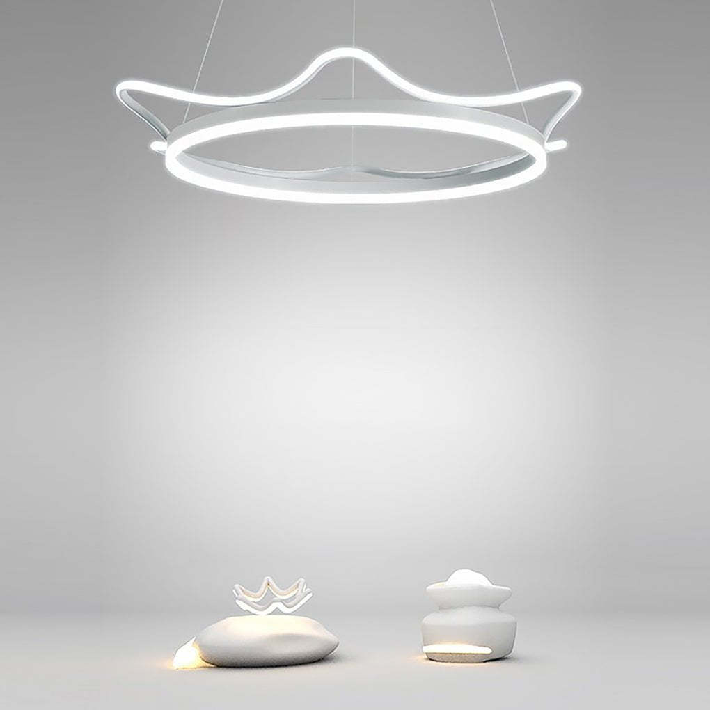 Imperial Crown Modern Dimmable Remote Chandelier