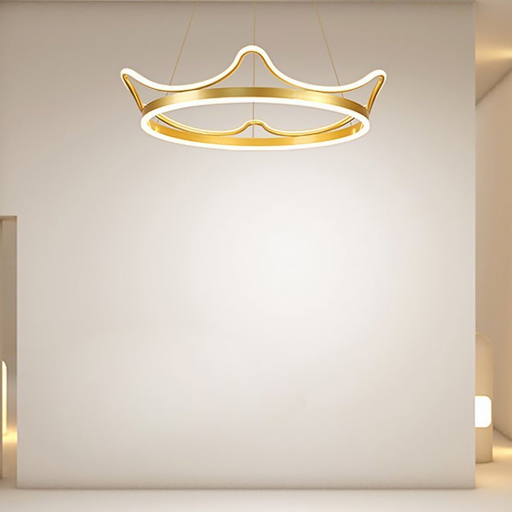 Imperial Crown Modern Dimmable Remote Chandelier