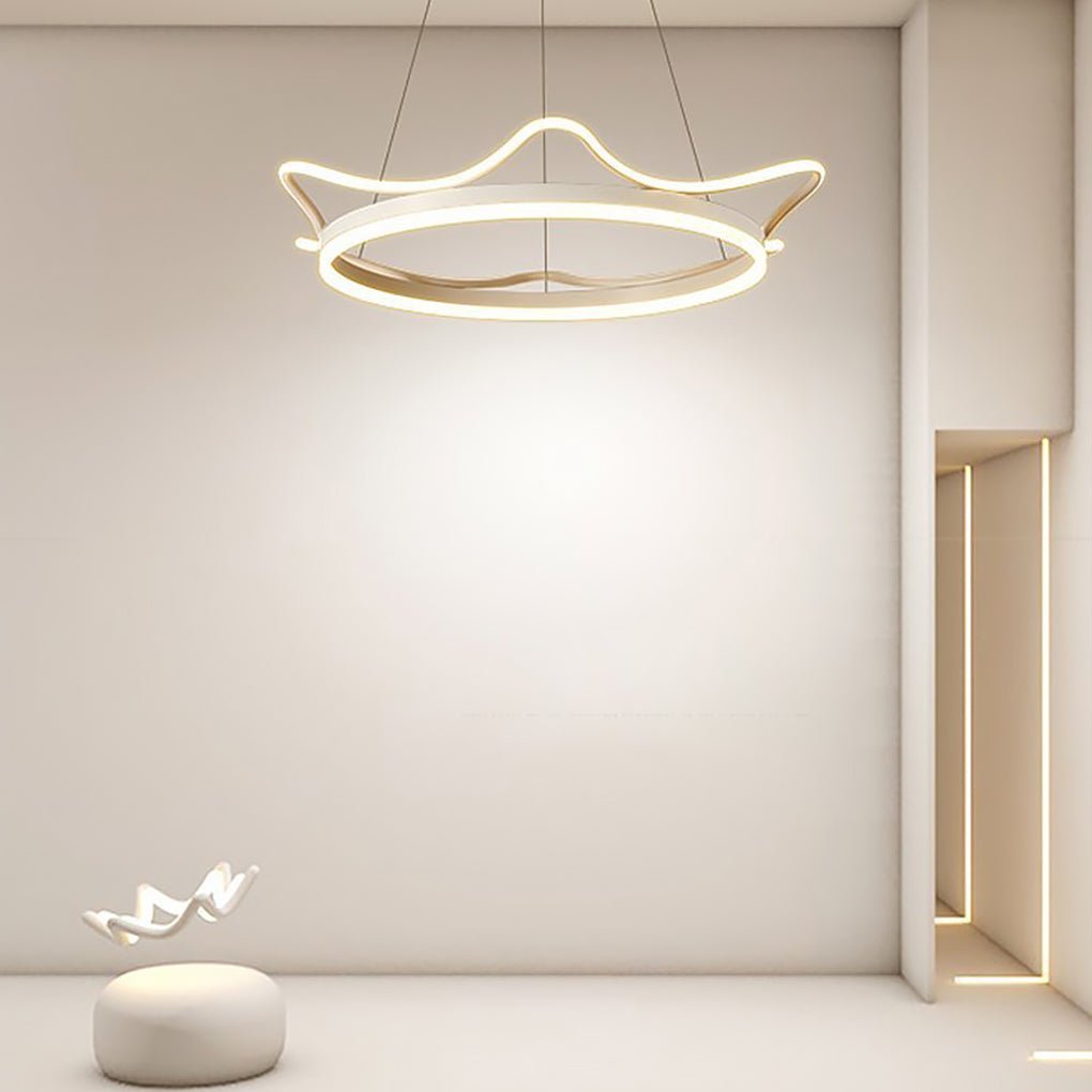 Imperial Crown Modern Dimmable Remote Chandelier