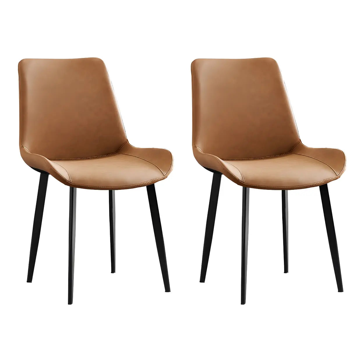 Industrial Leather Dining Arm Chair