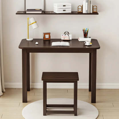 Industrial Wood Rectangular Writing Desk — Table Only