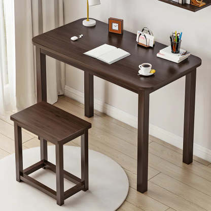 Industrial Wood Rectangular Writing Desk — Table Only