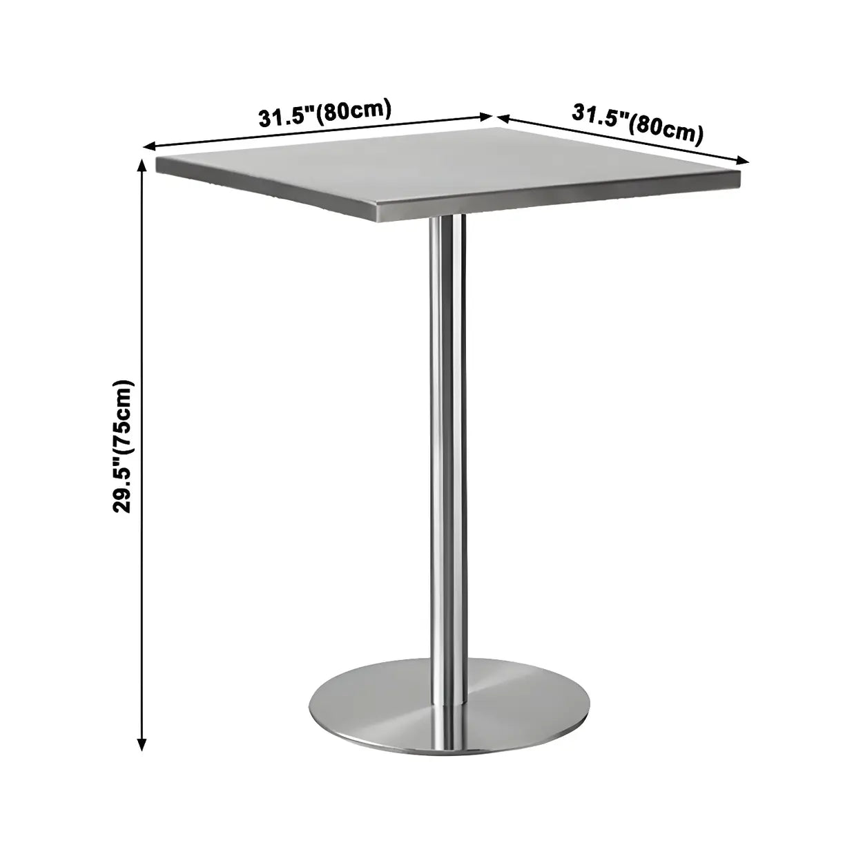 Lighom industrial stainless steel metal wood dining tables