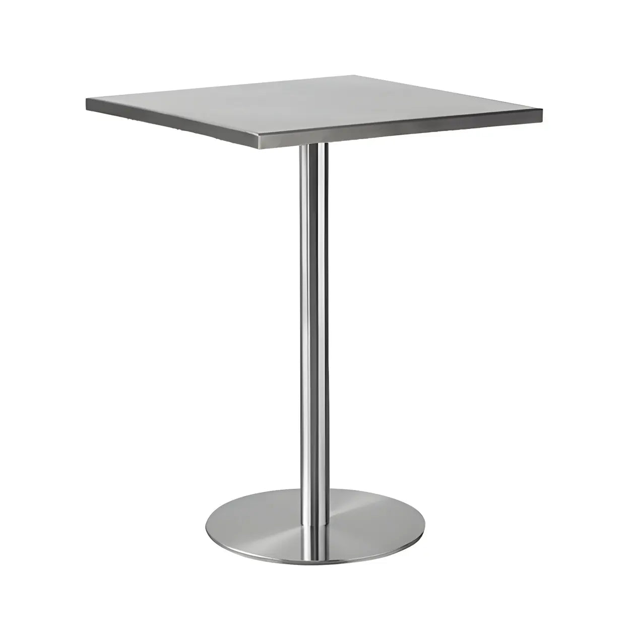 Lighom stainless steel dining tables for kitchen — 31.5"L x 31.5"W x 29.5"H / Round