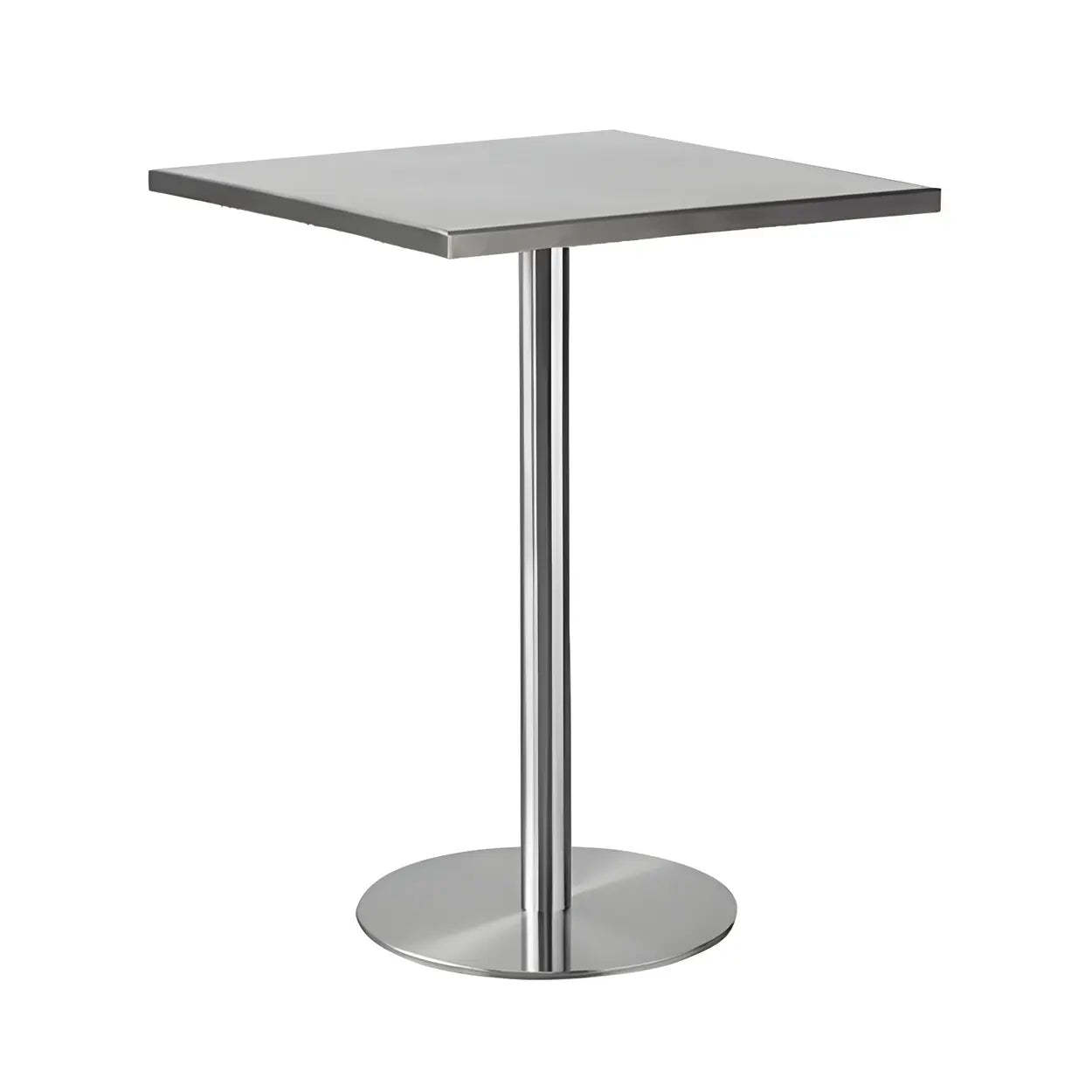 Lighom stainless steel dining tables for kitchen — 31.5"L x 31.5"W x 29.5"H / Round
