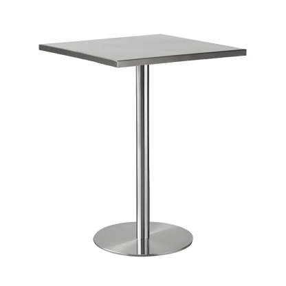 Lighom stainless steel dining tables for kitchen — 31.5"L x 31.5"W x 29.5"H / Round