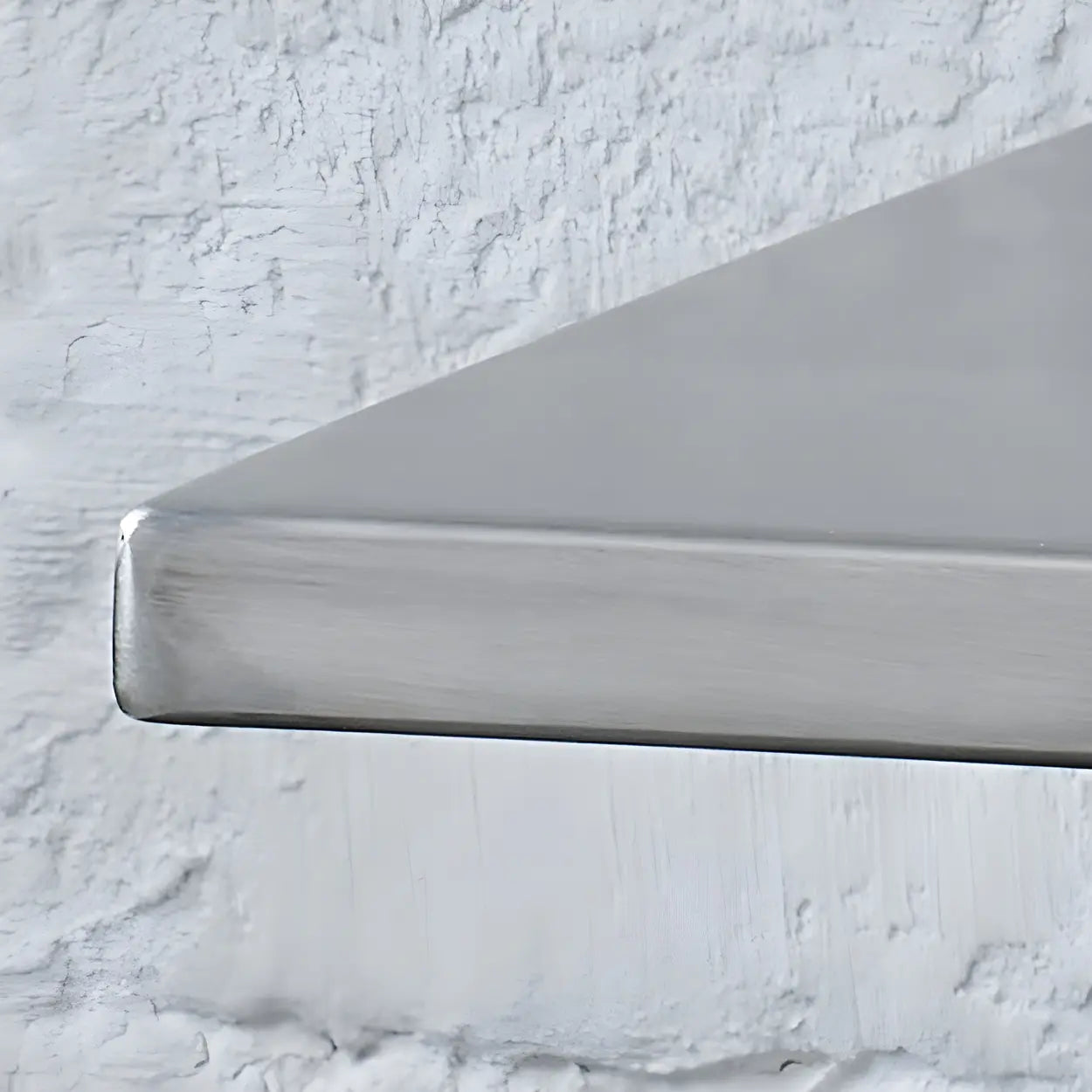 Industrial Square Stainless Steel Silver Dining Table