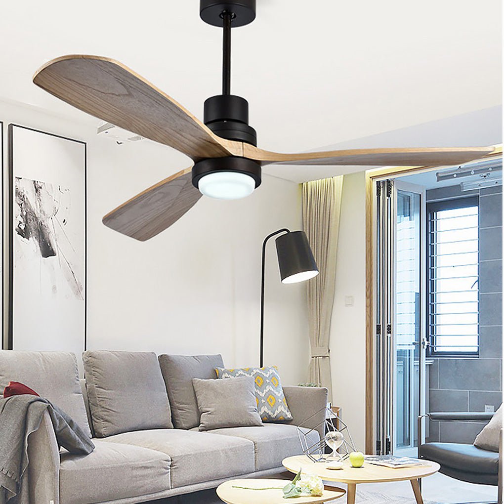 Intelligent Frequency Dimming LED Ceiling Fan with Remote