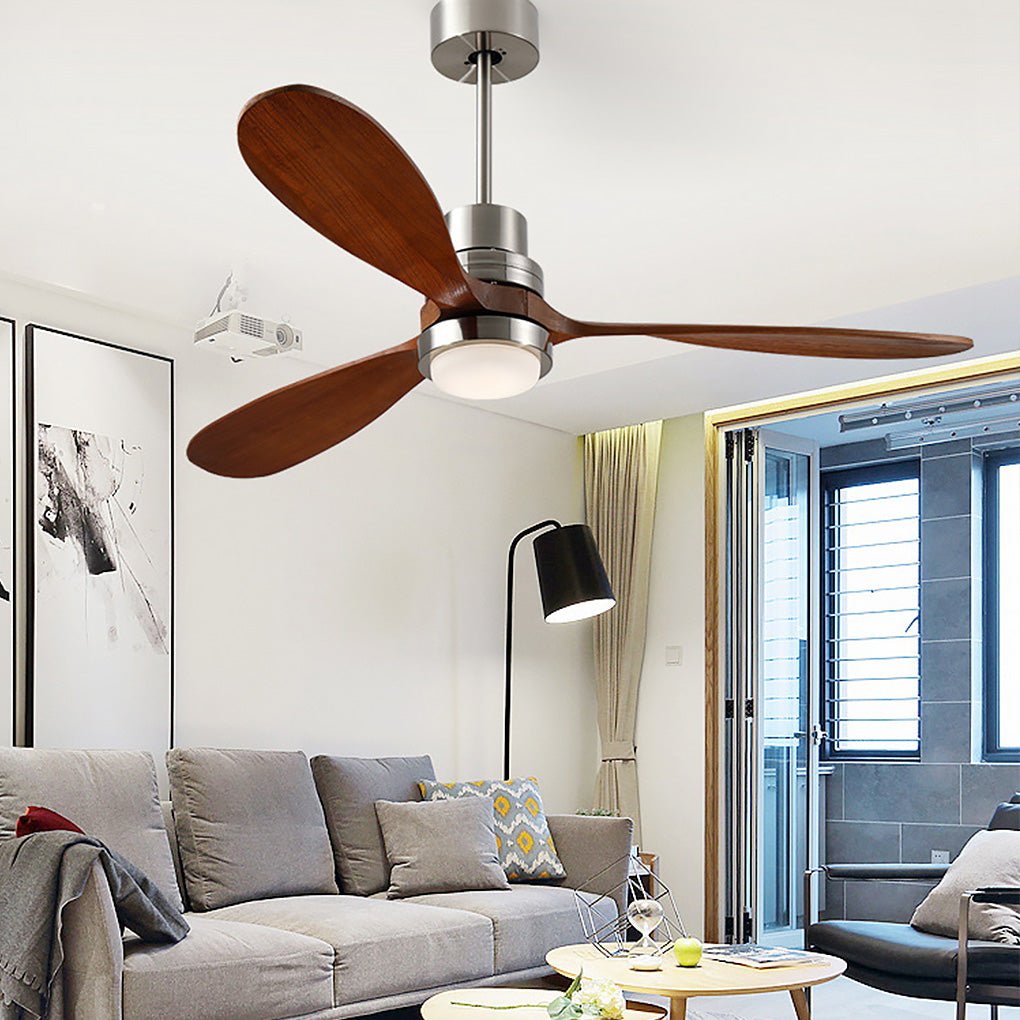 Intelligent Frequency Dimming LED Ceiling Fan with Remote