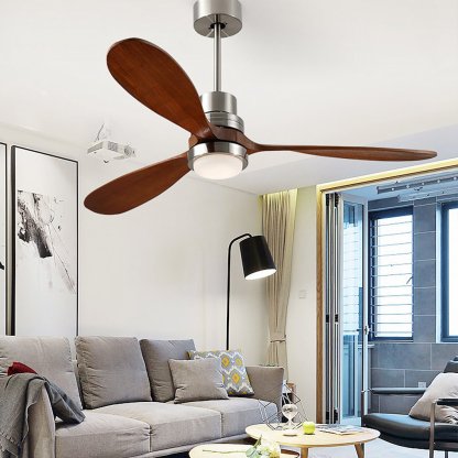 Intelligent Frequency Dimming LED Ceiling Fan with Remote