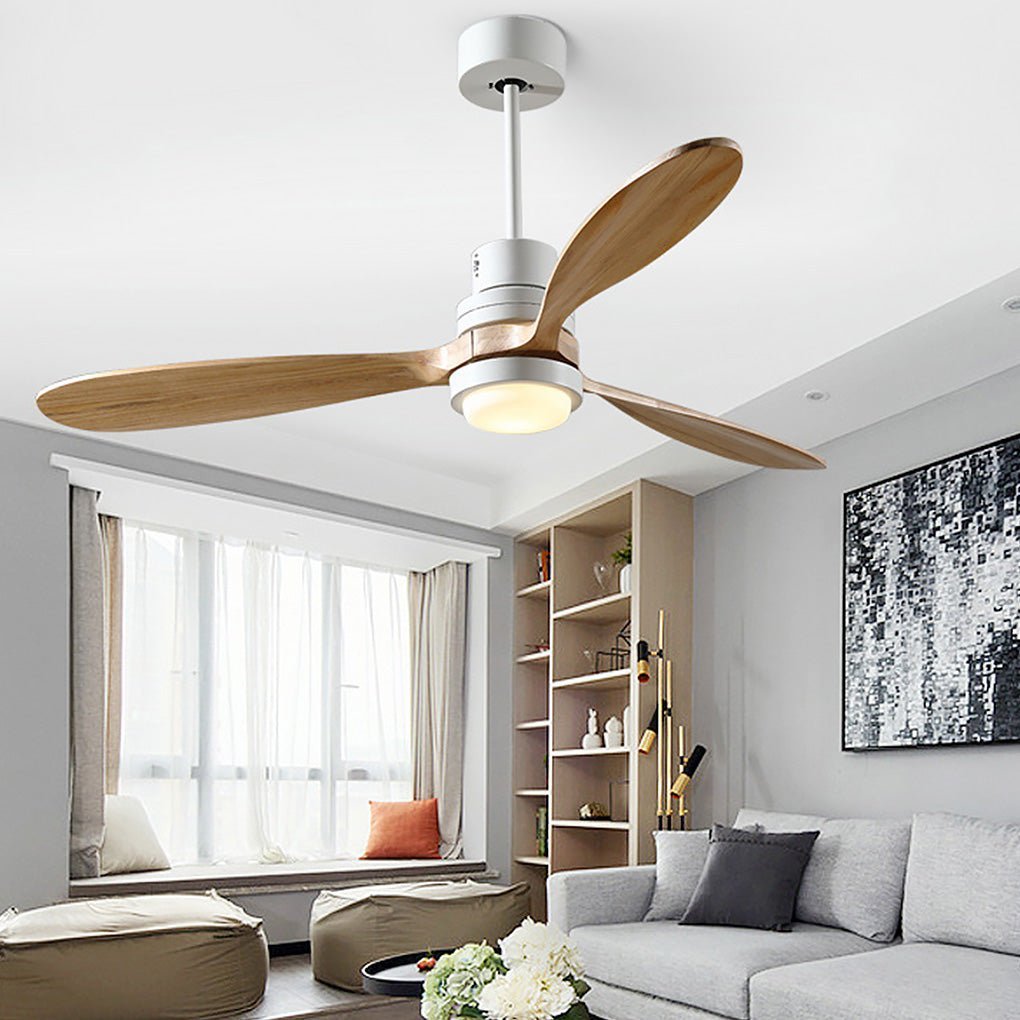 Intelligent Frequency Dimming LED Ceiling Fan with Remote