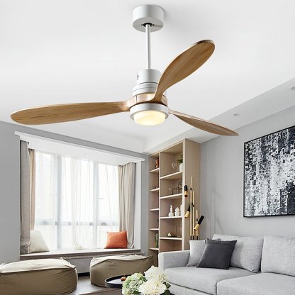 Intelligent Frequency Dimming LED Ceiling Fan with Remote