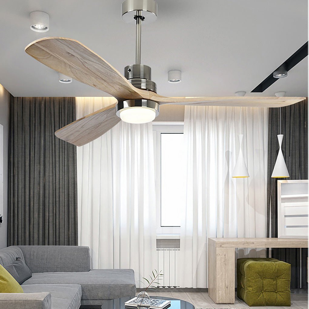 Intelligent Frequency Dimming LED Ceiling Fan with Remote