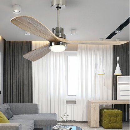 Intelligent Frequency Dimming LED Ceiling Fan with Remote