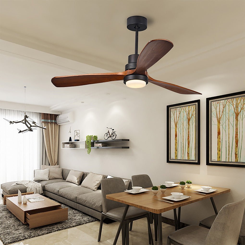 Intelligent Frequency Dimming LED Ceiling Fan with Remote