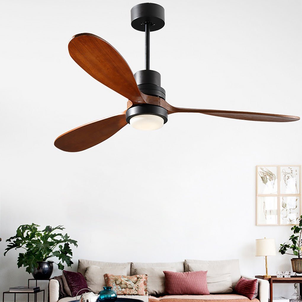 Intelligent Frequency Dimming LED Ceiling Fan with Remote