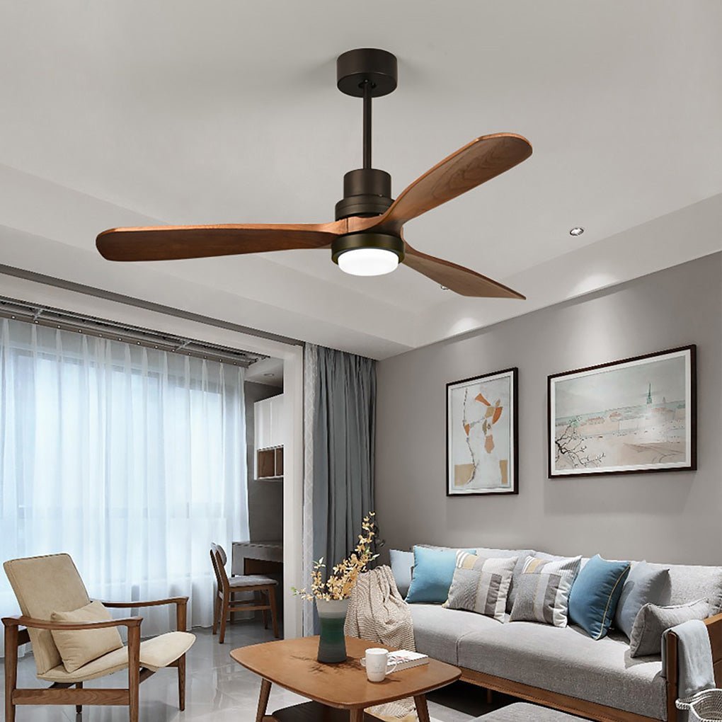 Intelligent Frequency Dimming LED Ceiling Fan with Remote