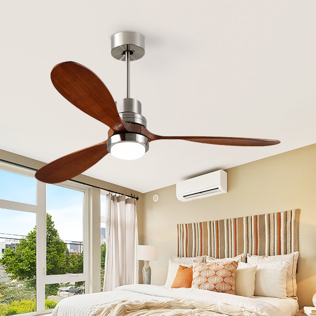 Intelligent Frequency Dimming LED Ceiling Fan with Remote