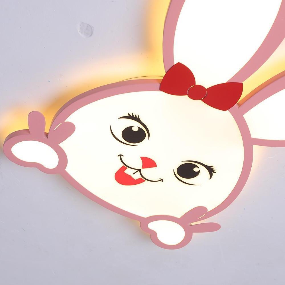 Novelty Bunny LED Kids Flush Mount