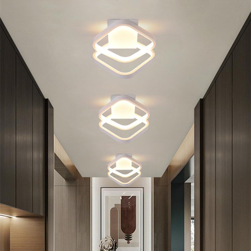 Geometric LED Modern Flush Mount Ceiling Lamp