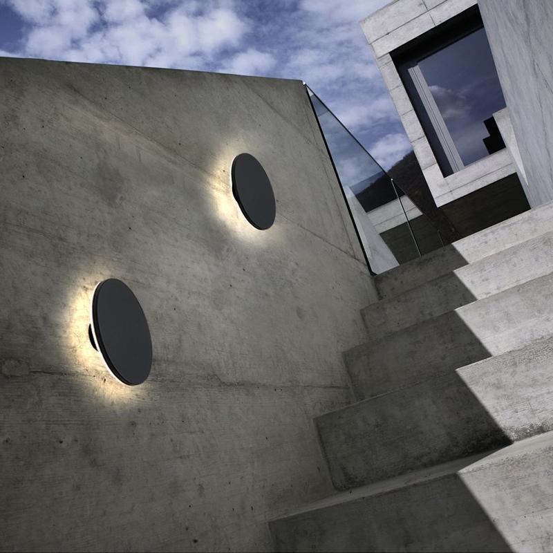 Modern Waterproof LED Outdoor Wall Lights in Flat and Square Designs-Lighom